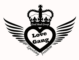 GOOD HEAD GROUP LOVE GANG SPEAKING FREEDOM logo