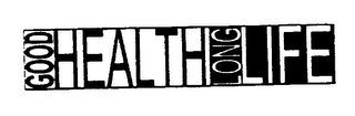 GOOD HEALTH LONG LIFE logo