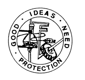 GOOD IDEAS NEED PROTECTION logo
