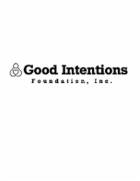 GOOD INTENTIONS FOUNDATION, INC. logo
