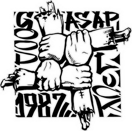 GOOD LUCK ASAP 1987 logo