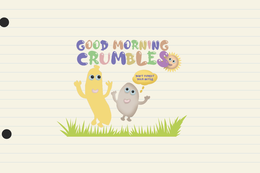 GOOD MORNING CRUMBLES DON'T FORGET YOUR NOTES logo