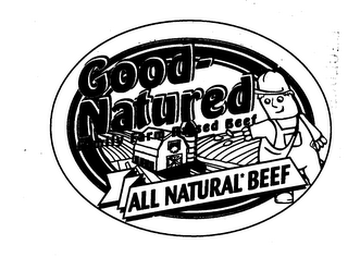 GOOD-NATURED FAMILY FARM RAISED BEEF ALL NATURAL BEEF logo