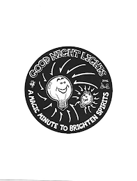 GOOD NIGHT LIGHTS A MAGIC MINUTE TO BRIGHTEN SPIRITS 2016 STEVE B. logo