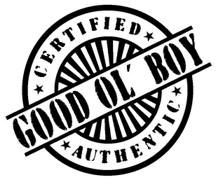 GOOD OL' BOY CERTIFIED AUTHENTIC logo