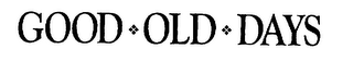 GOOD OLD DAYS logo