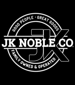 GOOD PEOPLE · GREAT GOODS JK NOBLE CO. FAMILY OWNED & OPERATED logo
