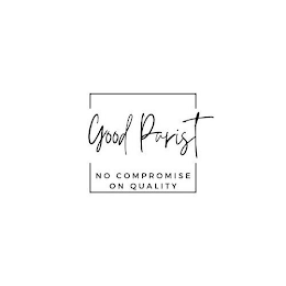 GOOD PURIST NO COMPROMISE ON QUALITY logo
