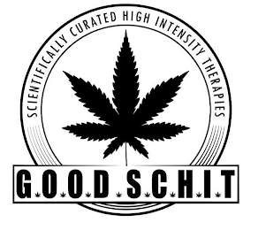 G.O.O.D. S.C.H.I.T. SCIENTIFICALLY CURATED HIGH INTENSITY THERAPIES logo