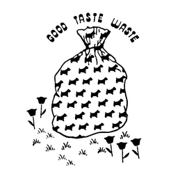 GOOD TASTE WASTE logo