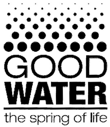 GOOD WATER THE SPRING OF LIFE logo
