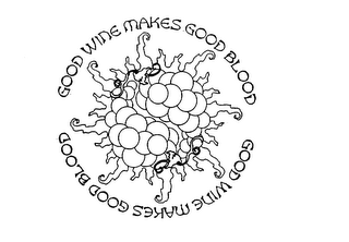 GOOD WINE MAKES GOOD BLOOD logo
