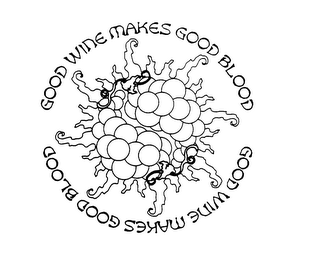 GOOD WINE MAKES GOOD BLOOD logo
