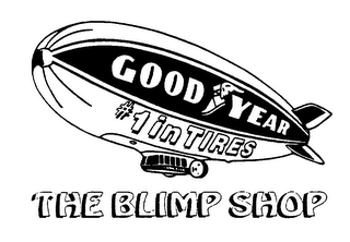 GOOD YEAR #1 IN TIRES THE BLIMP SHOP logo