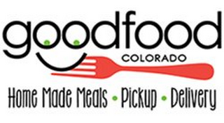 GOODFOOD COLORADO HOME MADE MEALS · PICKUP· DELIVERY logo