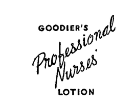 GOODIER'S PROFESSIONAL NURSES' LOTION logo