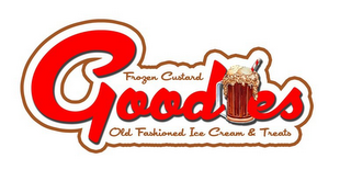 GOODIES FROZEN CUSTARD OLD FASHIONED ICE CREAM & TREATS logo