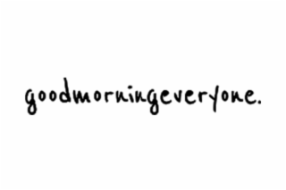 GOODMORNINGEVERYONE. logo