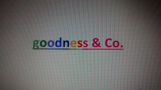 GOODNESS & CO. logo
