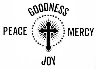 GOODNESS PEACE MERCY JOY logo
