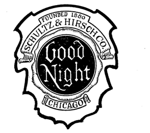 GOODNIGHT FOUNDED 1880 SHULTZ & HIRSH CO. CHICAGO. logo