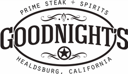 GOODNIGHT'S PRIME STEAK + SPIRITS HEALDSBURG, CALIFORNIA logo