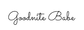 GOODNITE BABE logo