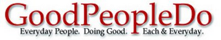 GOODPEOPLEDO EVERYDAY PEOPLE. DOING GOOD. EACH & EVERYDAY. logo