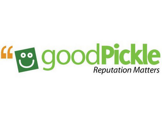 GOODPICKLE REPUTATION MATTERS logo