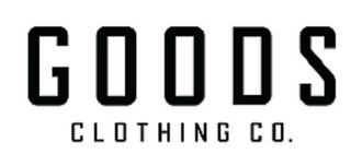 GOODS CLOTHING CO. logo
