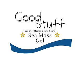 GOODSTUFF SUPERIOR HEALTH & FINE LIVING SEA MOSS GEL logo