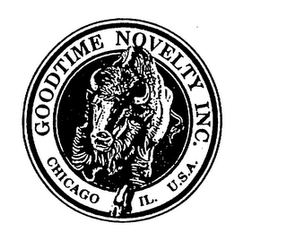 GOODTIME NOVELTY INC. CHICAGO IL. U.S.A. logo