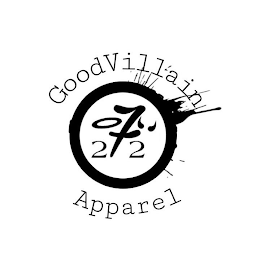 GOODVILLAIN 722 APPAREL logo