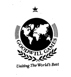 GOODWILL GAMES UNITING THE WORLD'S BEST logo
