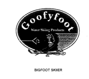 GOOFYFOOT WATER SKIING PRODUCTS BIGFOOT SKIIER logo