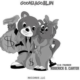 GOON2AGOBLIN RECORDS .LLC C.E.O/FOUNDER RODERICK D. CARTER logo