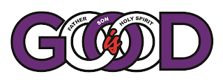 GOOOD GOD IS GOOD FATHER SON HOLY SPIRIT logo