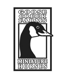 GOOSE CREEK FARMS MINIATURE HORSES logo