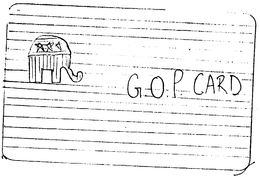 G.O.P. CARD logo