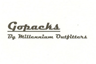 GOPACKS BY MILLENNIUM OUTFITTERS logo