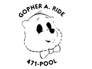 GOPHER A. RIDE 471-POOL logo
