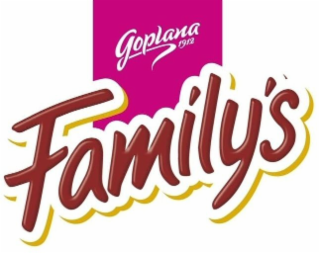 GOPLANA FAMILY'S 1912 logo