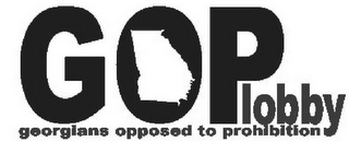 GOPLOBBY GEORGIANS OPPOSED TO PROHIBITION logo