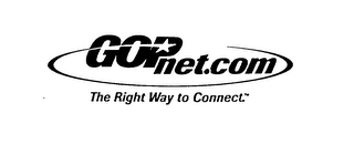 GOPNET.COM THE RIGHT WAY TO CONNECT logo