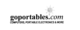GOPORTABLES.COM COMPTERS, PORTABLE ELECTRONICS & MORE logo