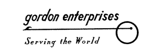 GORDON ENTERPRISES SERVING THE WORLD logo