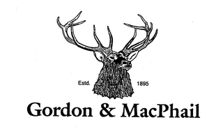 GORDON & MACPHAIL ESTD. 1895 logo