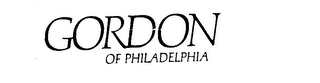 GORDON OF PHILADELPHIA logo
