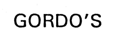 GORDO'S logo