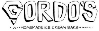 GORDO'S HOMEMADE ICE CREAM BARS logo